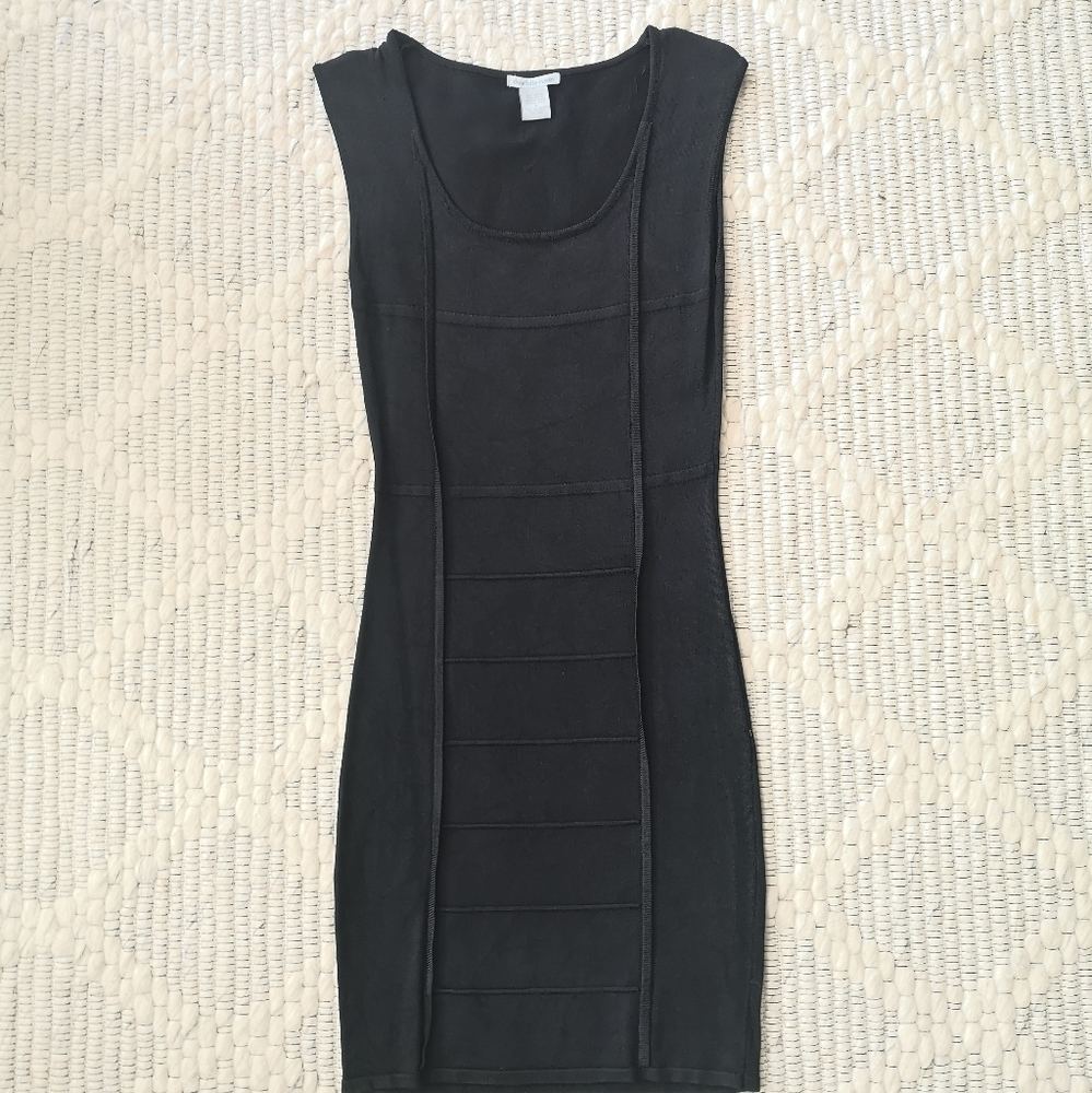 Black Ribbed Dress